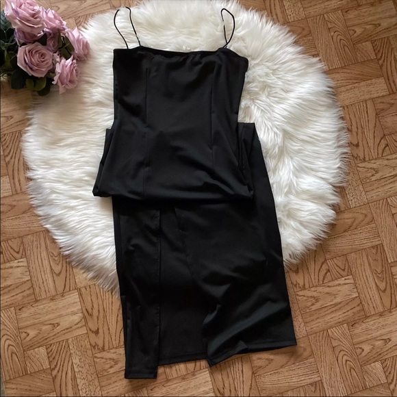 SOLD Black Long Gown/Dress - Picture 2 of 6